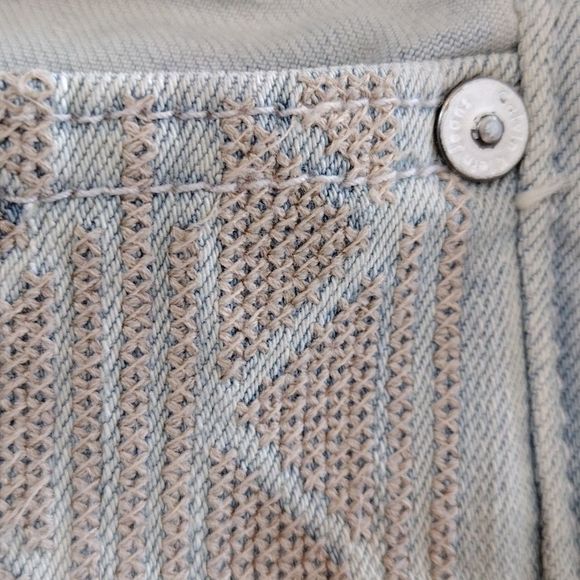 Calvin Klein Jeans Ultimate Skinny Light Washed embroidered front Jeans - Picture 4 of 16